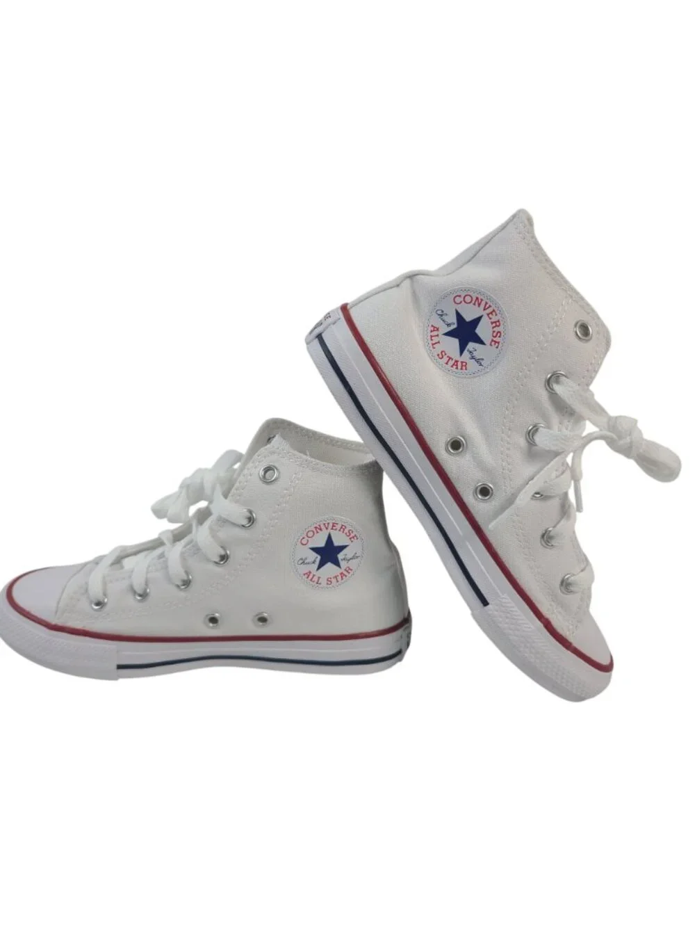 NEW Converse Youth Chuck Taylor All Star High-Top Sneakers Optical White Size 1